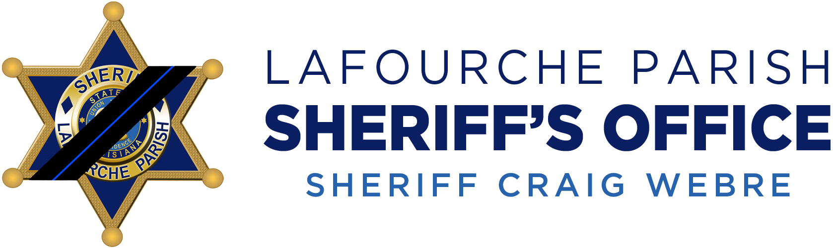 Website Header Mourning – Lafourche Parish Sheriff's Office